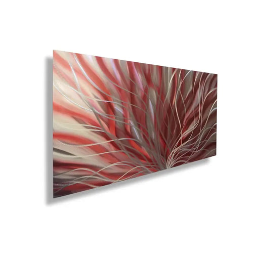 Red Wall Art Titled "Inbloom" (Red Edition)