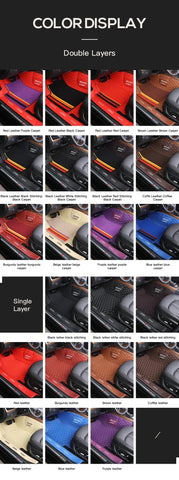Custom-fit all-weather car floor mat fully surrounded by double-layer wear-resistant material for various car models5