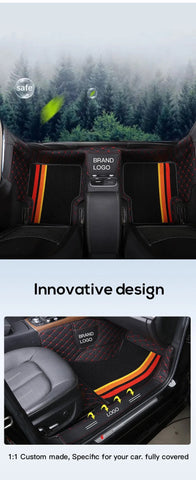 Custom-fit all-weather car floor mat fully surrounded by double-layer wear-resistant material for various car models1