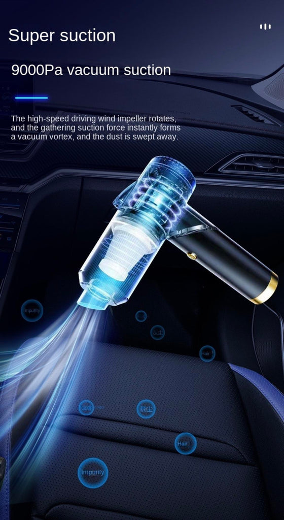 Portable Car Vacuum Cleaner for vehicle interior cleaning2