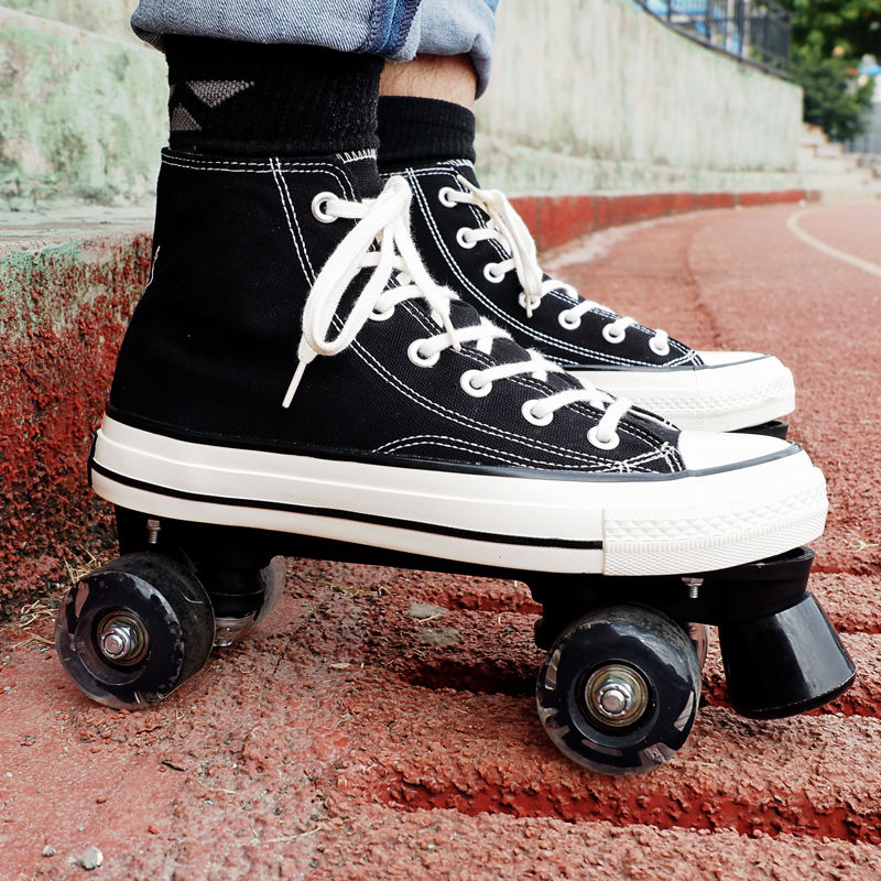 black converse roller skates