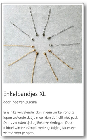 blog enkelbandjes xl