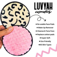 Make up reusable facial cleansing pads