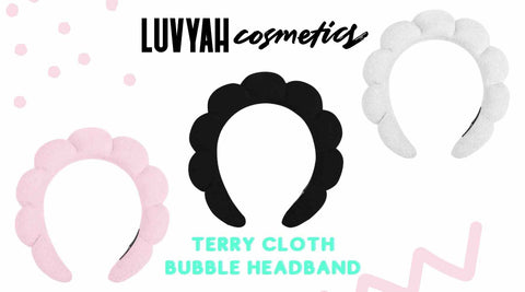 TERRY CLOTH BUBBLE HEADBAND