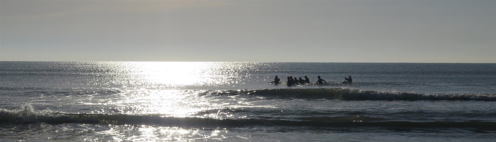 Groupe Longe-cote coucher de soleil