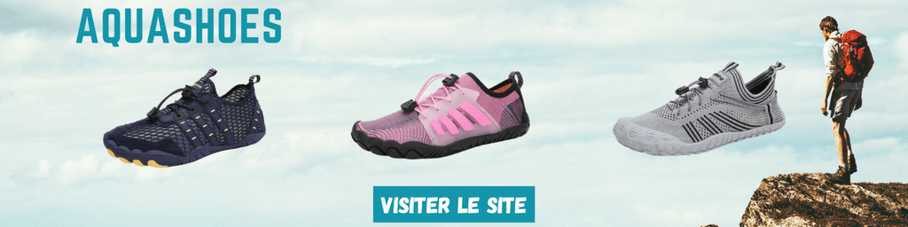 Bannière Aquashoes chaussures pour le canyoning