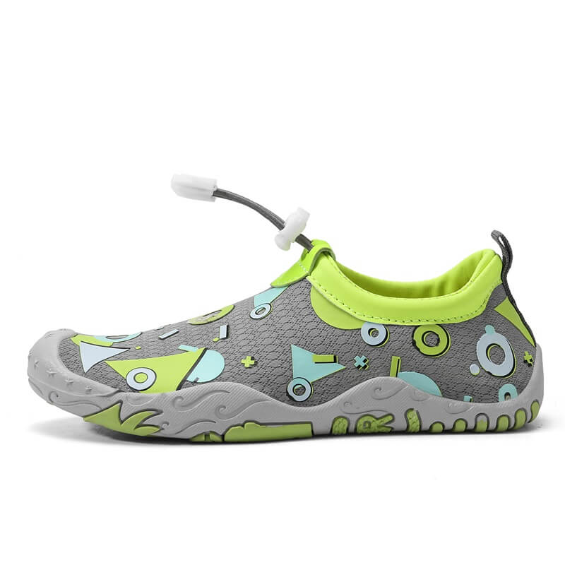 Chaussures de plage enfant Grise avec motifs