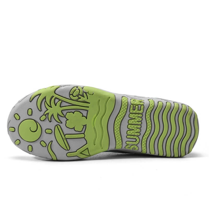 Chaussures de plage enfant Grise avec motifs