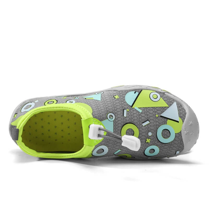 Chaussures de plage enfant Grise avec motifs