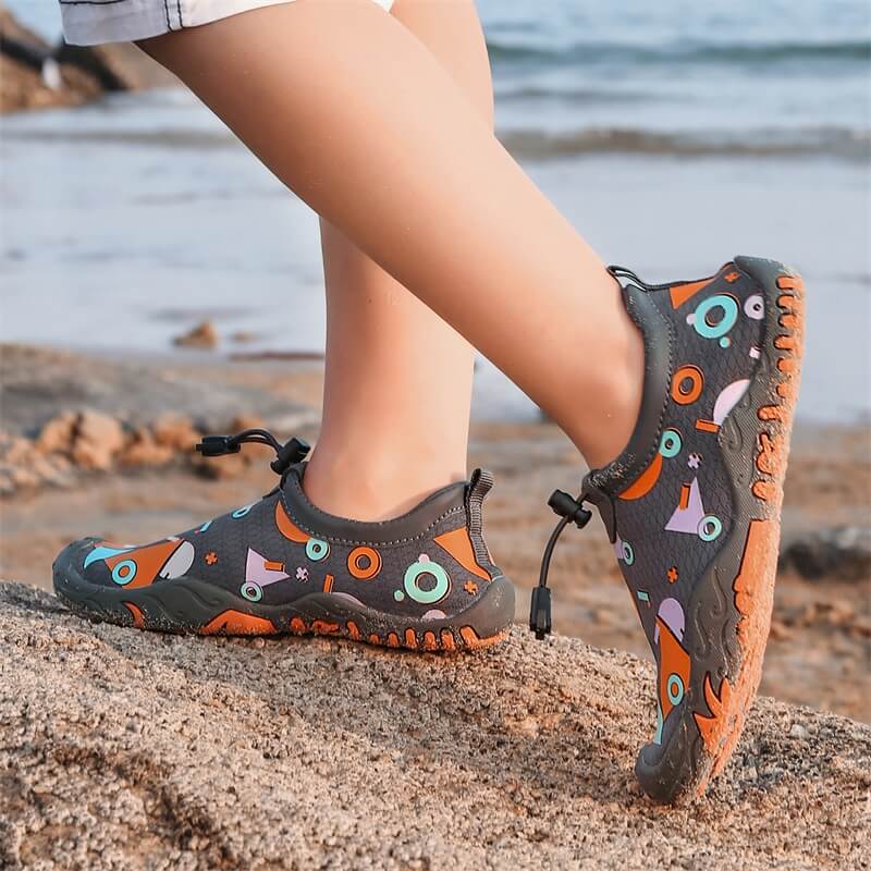 Chaussures de plage pour enfant AA203 Noir Aquashoes