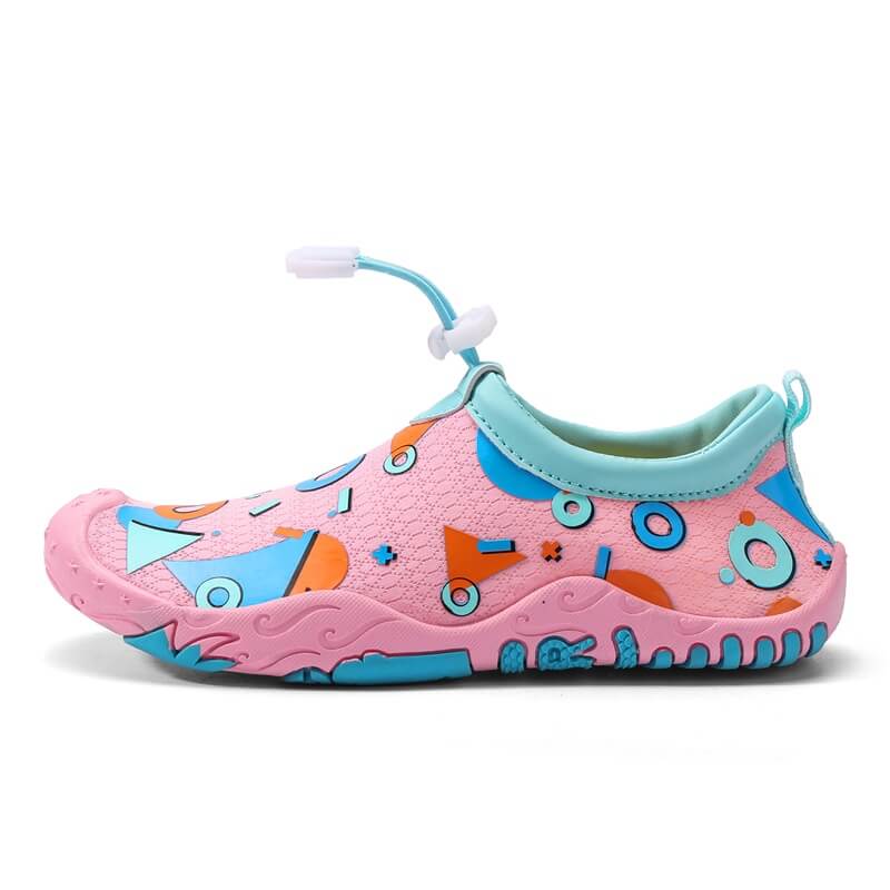 Chaussures de plages enfant de couleur rose de marque Aquashoes