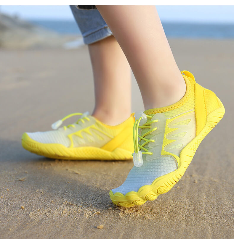 Chaussures d'eau Saint-Malo jaune Aquashoes