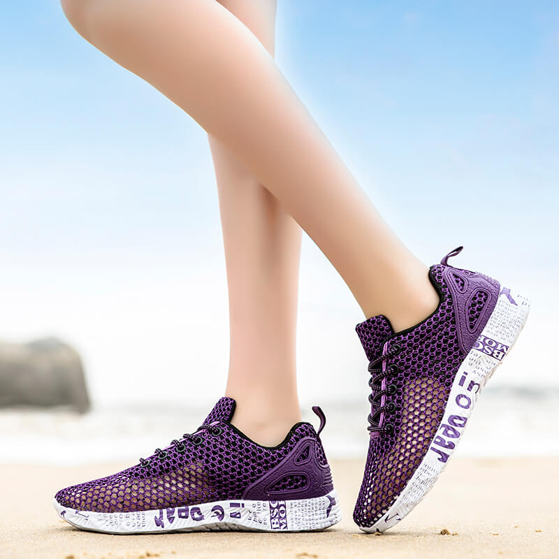 Chaussures d'eau pour femme de couleur Violette / Aquashoes