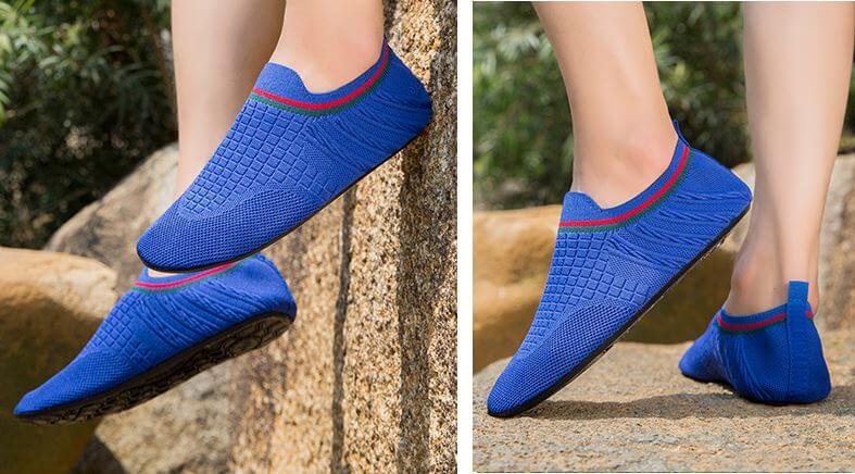 Chaussures de plage Carnon-Plage bleu Aquashoes