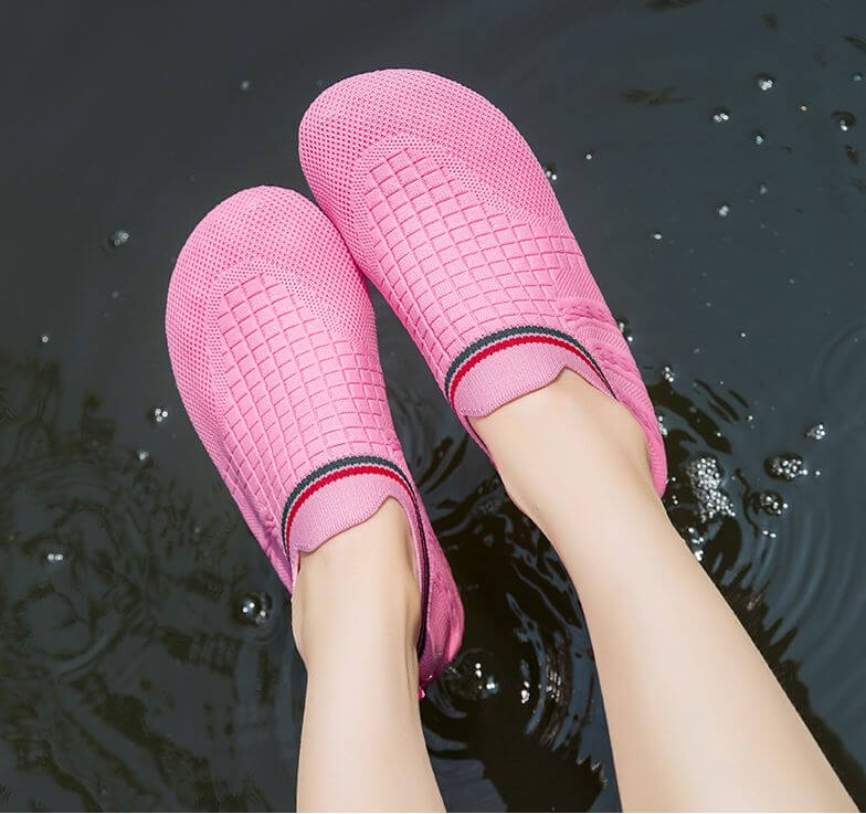Chaussures de plage Carnon-Plage rose Aquashoes