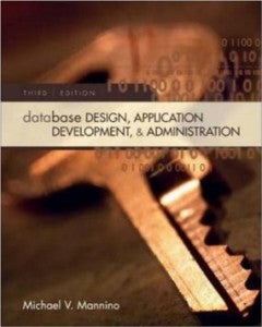 Test Bank Database Design Application Development And Administration 3 Edition Mannino for Success