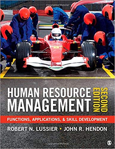 Test Bank Human Resource Management Functions Applications and Skill Development Second Edition for Success
