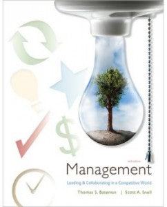 Test Bank Management 9th Edition Thomas Bateman for Success