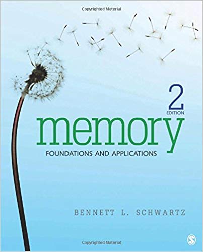 Test Bank Memory Foundations and Applications Second Edition for Success