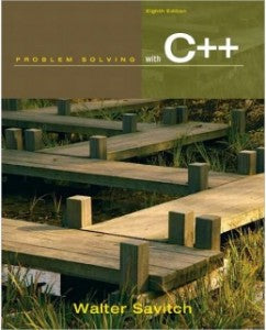 Test Bank Problem Solving with C++ 8th Edition Walter Savitch for Success