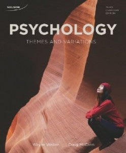 Testbank for Psychology Themes and Variations 3rd Canadian Edition Weiten