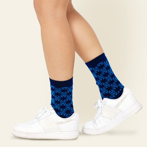 batik-inspired unisex socks