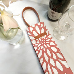 wine bag - coral bunga