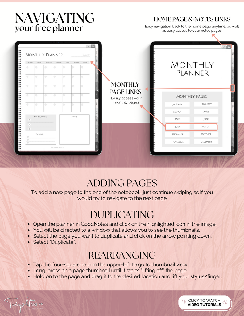 Getting started with digital planning - FREE digital planner