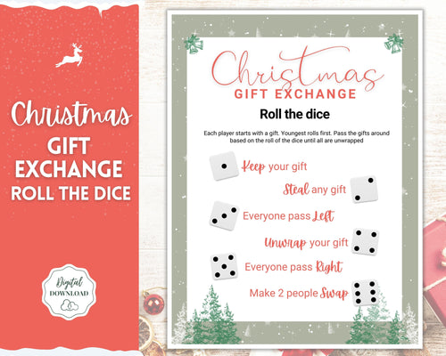 Christmas Gift Exchange Game Holiday Gift Exchange Game 