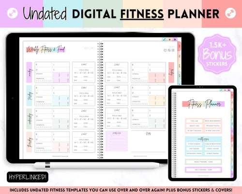 Digital Fitness Planner Weight Loss Planner Diet and Exercise Planner -   Norway