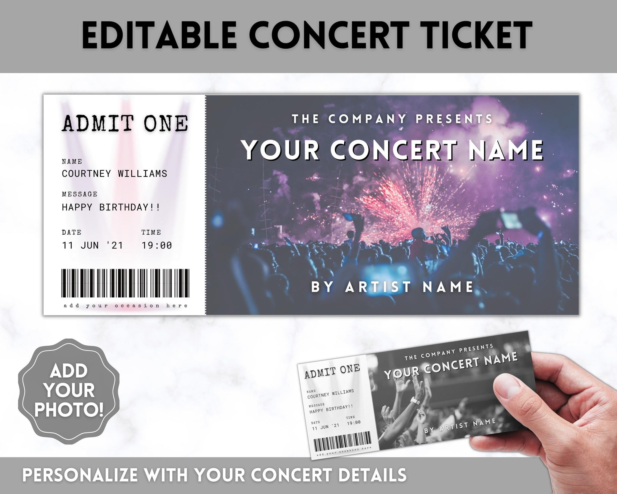 ticket template