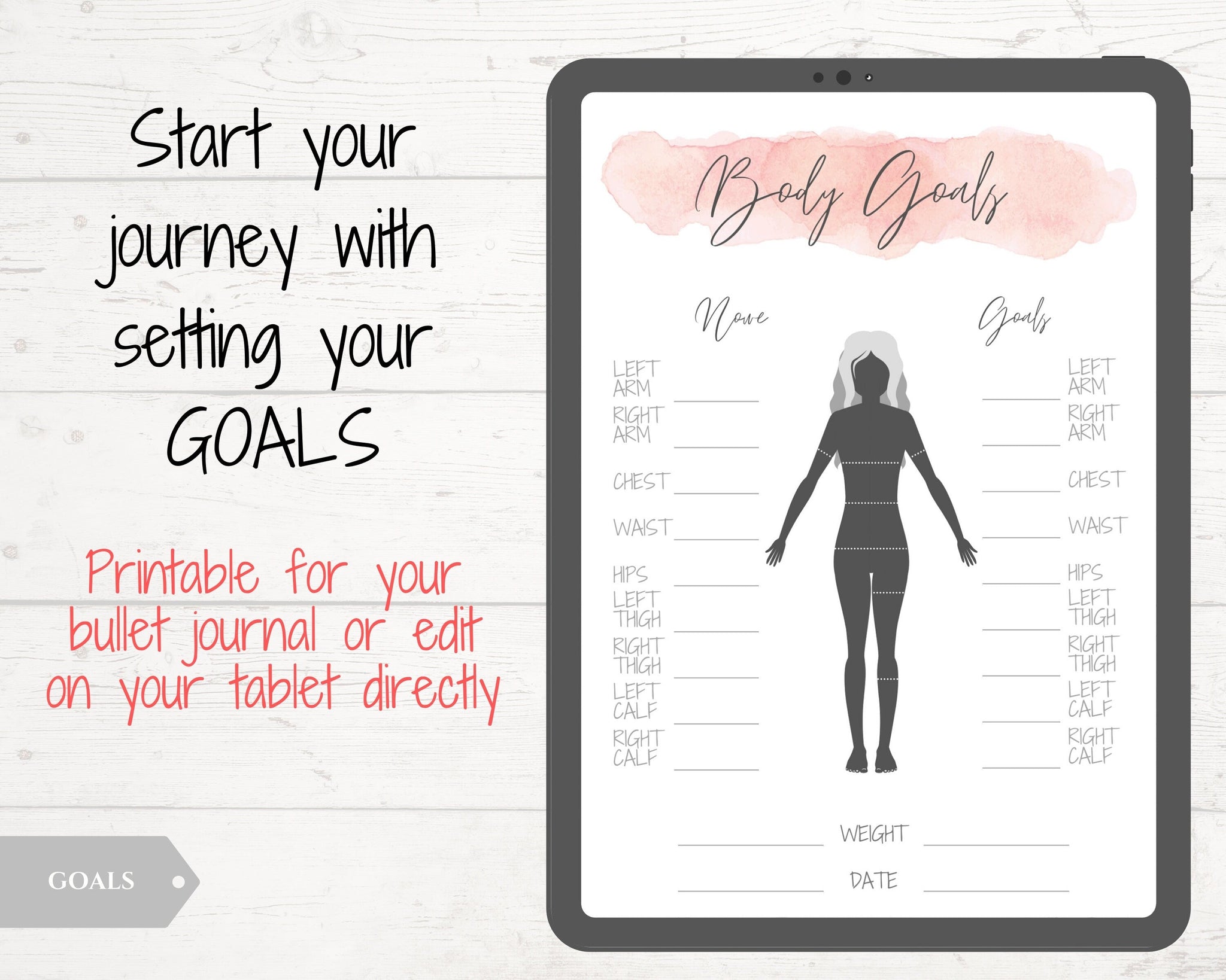 weight loss journal printable