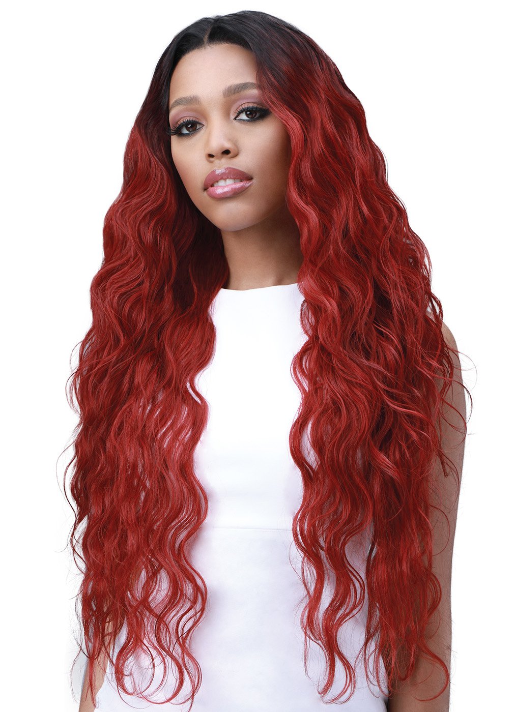 Bobbi Boss Human Hair Blend 13X6 Frontal Lace Wig MOGLWBO32 BODY WAVE 32