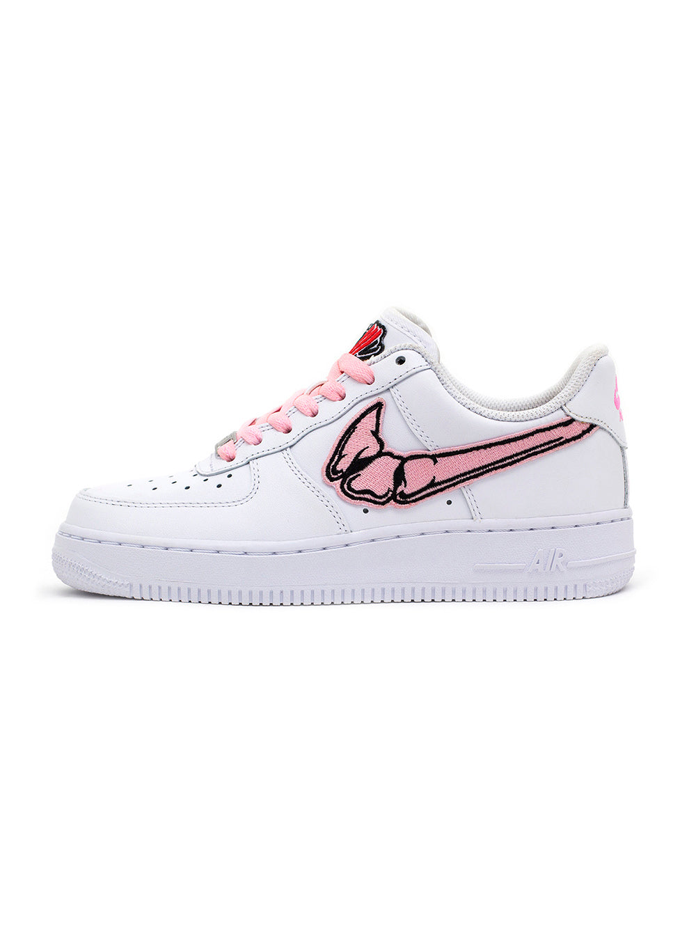 pink custom air force 1