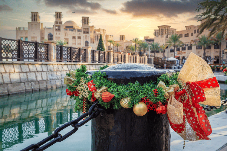 Christmas decorations for Dubai Christmas Holidays
