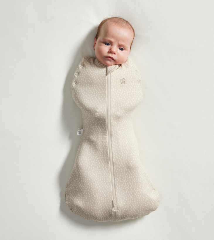 Swaddle Sleeping Bag in Oat Little Pod | 0.5 TOG - iL Tutto product image