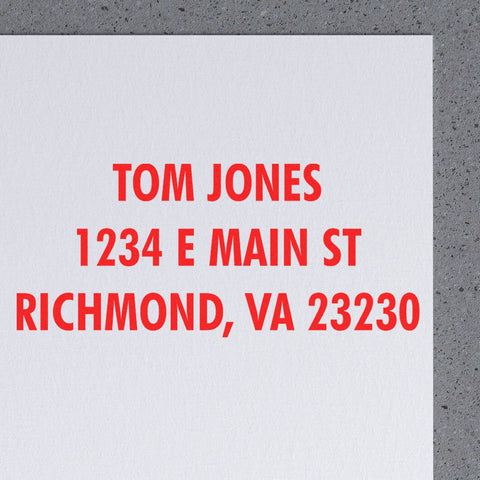 Address Stamped Image