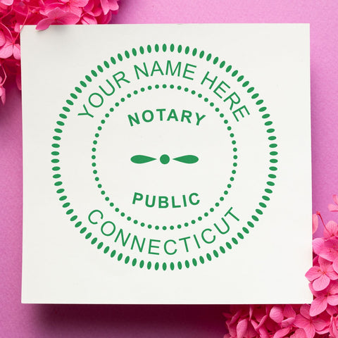 Connecticute Notary Stamp Example