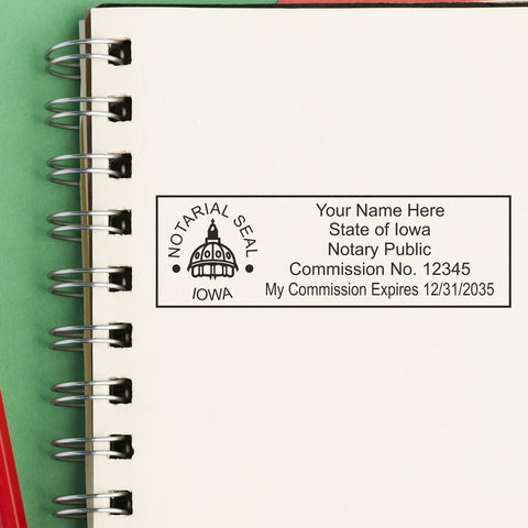 Iowa Notary Public Stamp