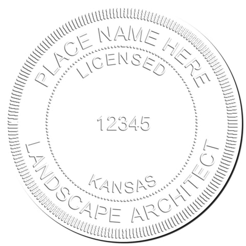 Kansas Landscape Architect Seal Image