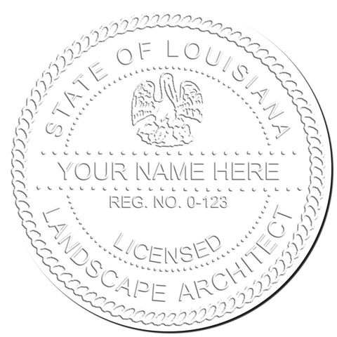 Louisiana Landscape Architect Seal Image