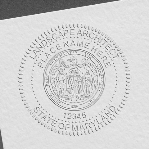 Maryland Landscape Architect Seal Image