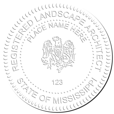 Mississippi Landscape Architect Seal