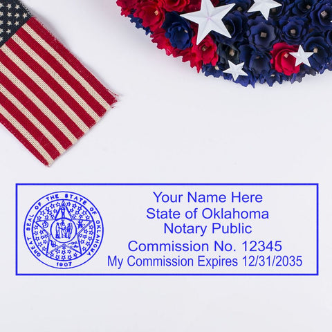 Oklahoma Notary Public Stamp Image