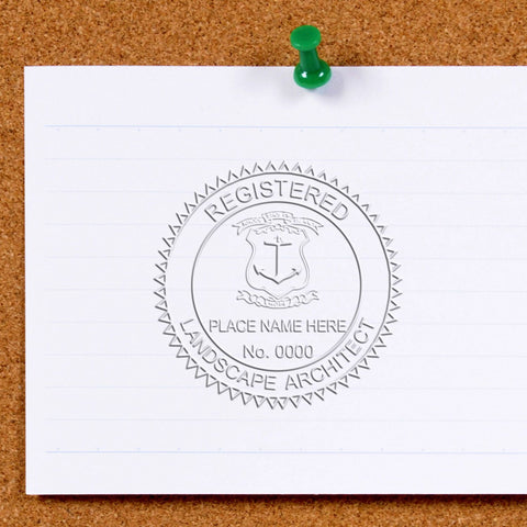 Rhode Island Landscape Architect Seal Image