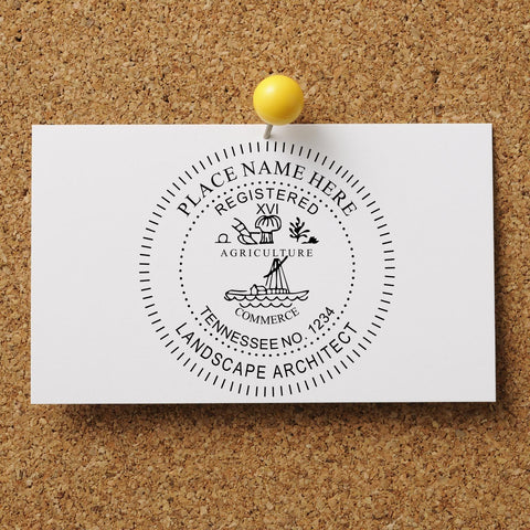 Tennessee Landscape Architect Stamped Image