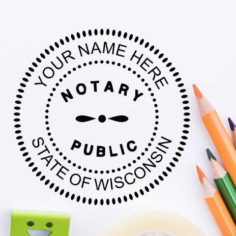 Wisconsin Notary Public Stamp 