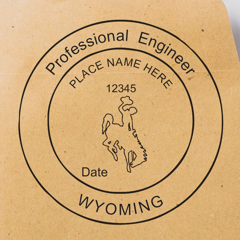 Wyoming Engineer Stamp Impression