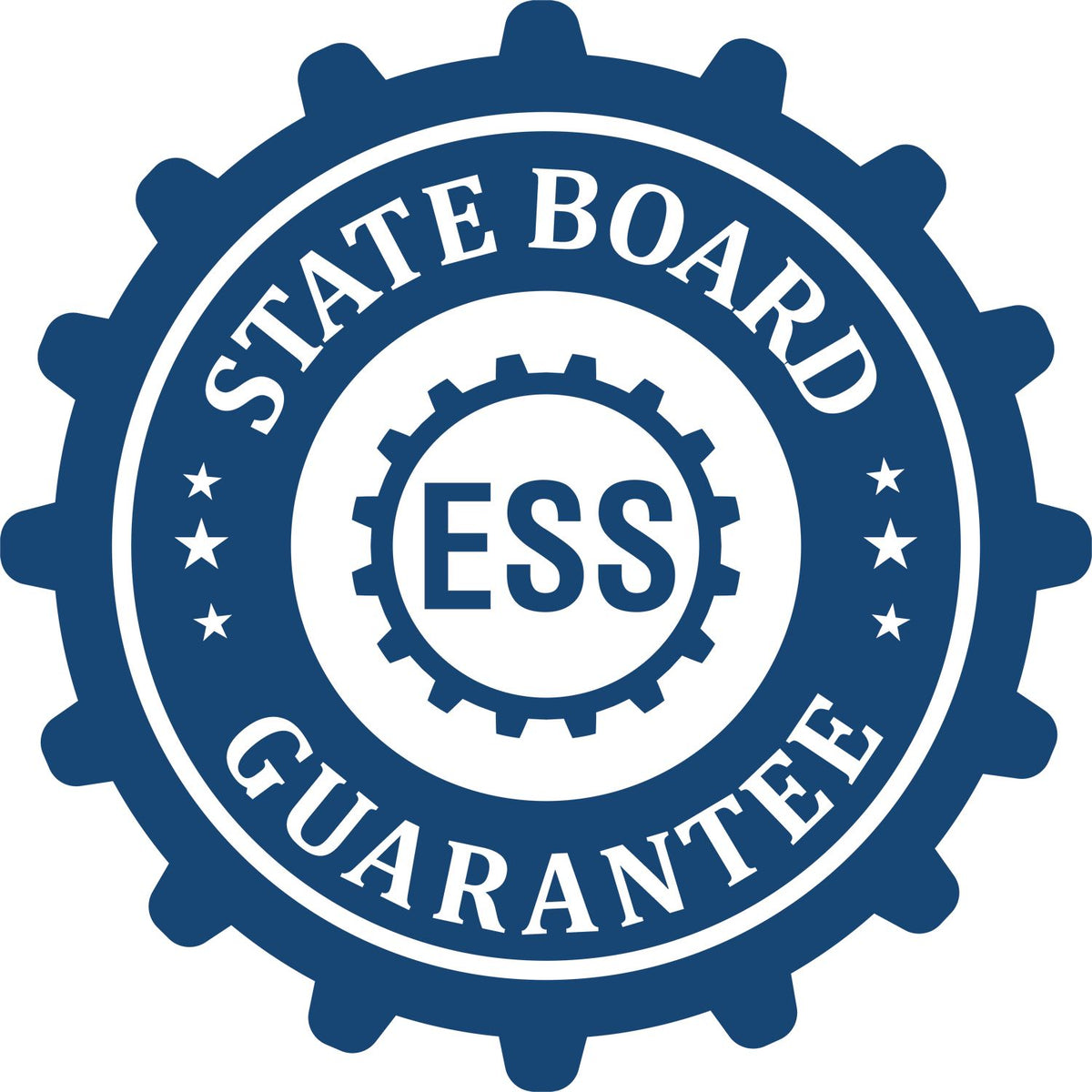 Land Surveyor Slim Pre-Inked Rubber Stamp of Seal 3007LS State Board Guarantee