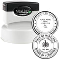 Forester MaxLight Pre Inked Rubber Stamp of Seal